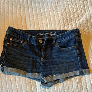 American Eagle Outfitters Dark Blue Jean Shorts